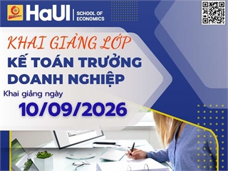 📢 Khai giảng khóa Kế toán trưởng doanh nghiệp — Lớp KTT.DN 58