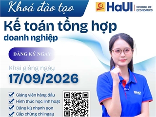📢 Khai giảng khóa Kế toán tổng hợp trong doanh nghiệp — Lớp KTTH 13