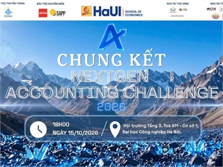 Thông báo Tổ chức vòng chung kết cuộc thi "Nextgen Accounting Challenge 2026"