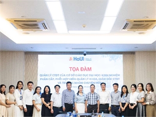 Trường Kinh tế – Đại học Công nghiệp Hà Nội tổ chức Tọa đàm chuyên sâu về quản trị học thuật và quản lý chương trình đào tạo