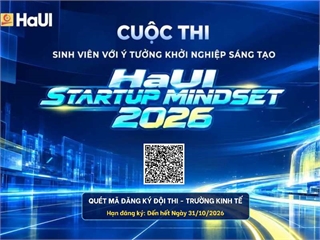 Trường Kinh tế phát động sinh viên tham gia cuộc thi HaUI – Startup mindset 2026