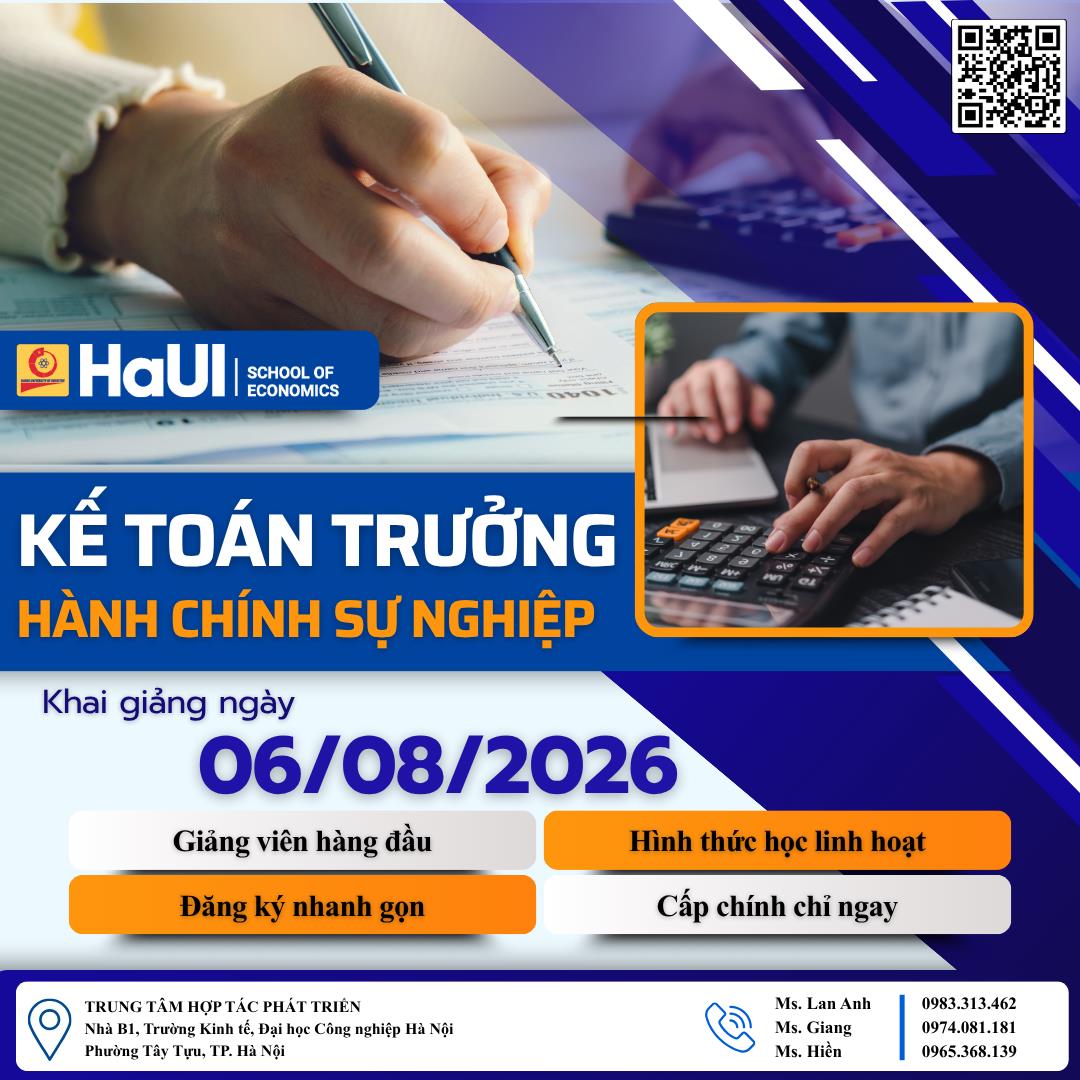 Khai giảng khóa Kế toán trưởng hành chính sự nghiệp — Lớp KTT.HCSN 41