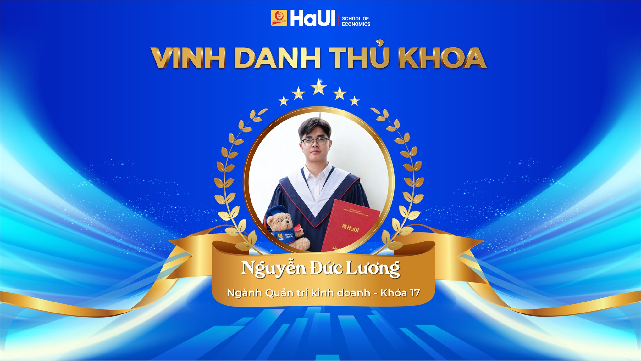 Vinh danh Thủ khoa tốt nghiệp năm 2026, Trường Kinh tế, Đại học Công nghiệp Hà Nội