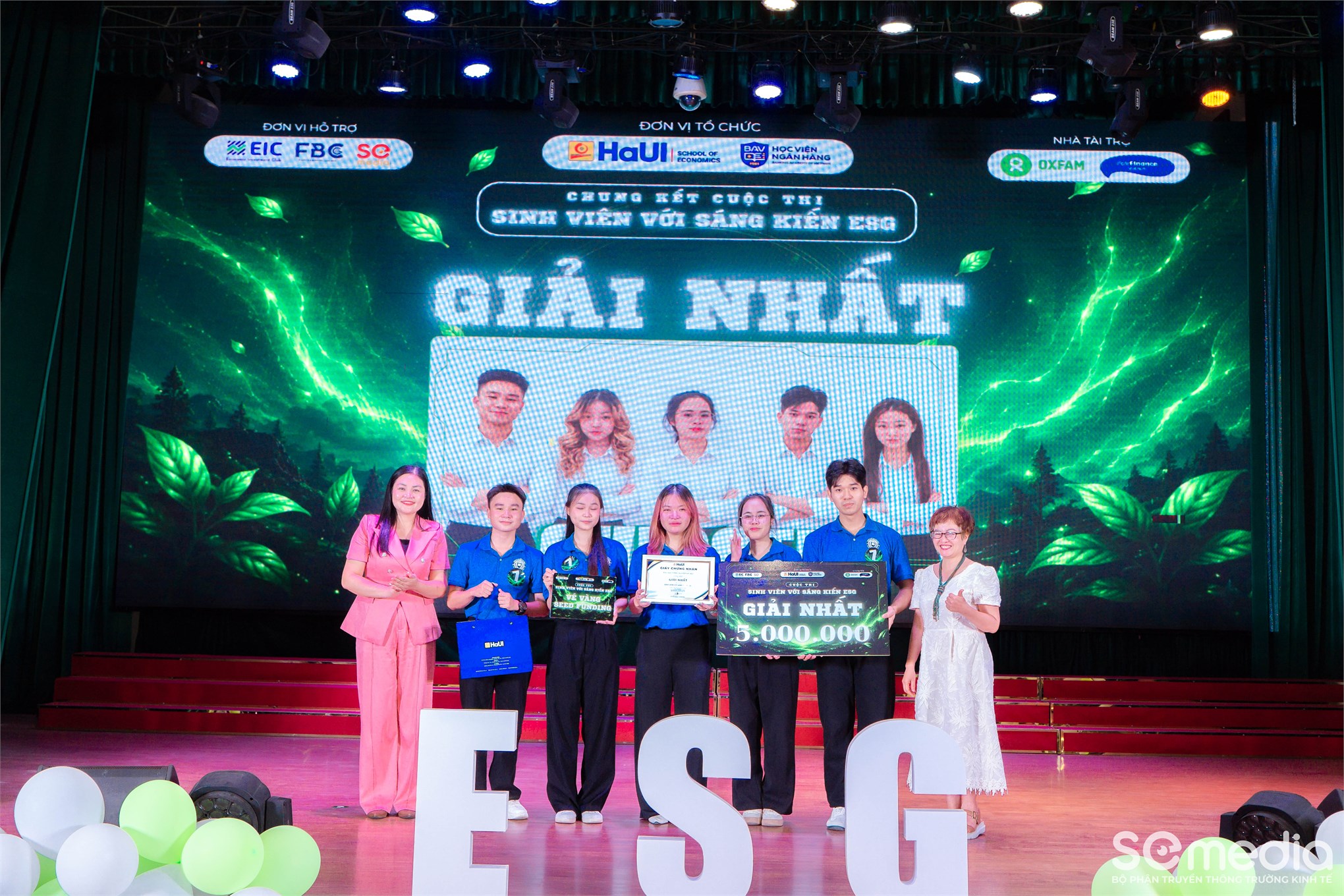 Chung kết cuộc thi “Sinh viên với sáng kiến ESG mùa 3”: Kiến tạo tương lai xanh – Bản lĩnh tiên phong trong kỷ nguyên phát triển bền vững