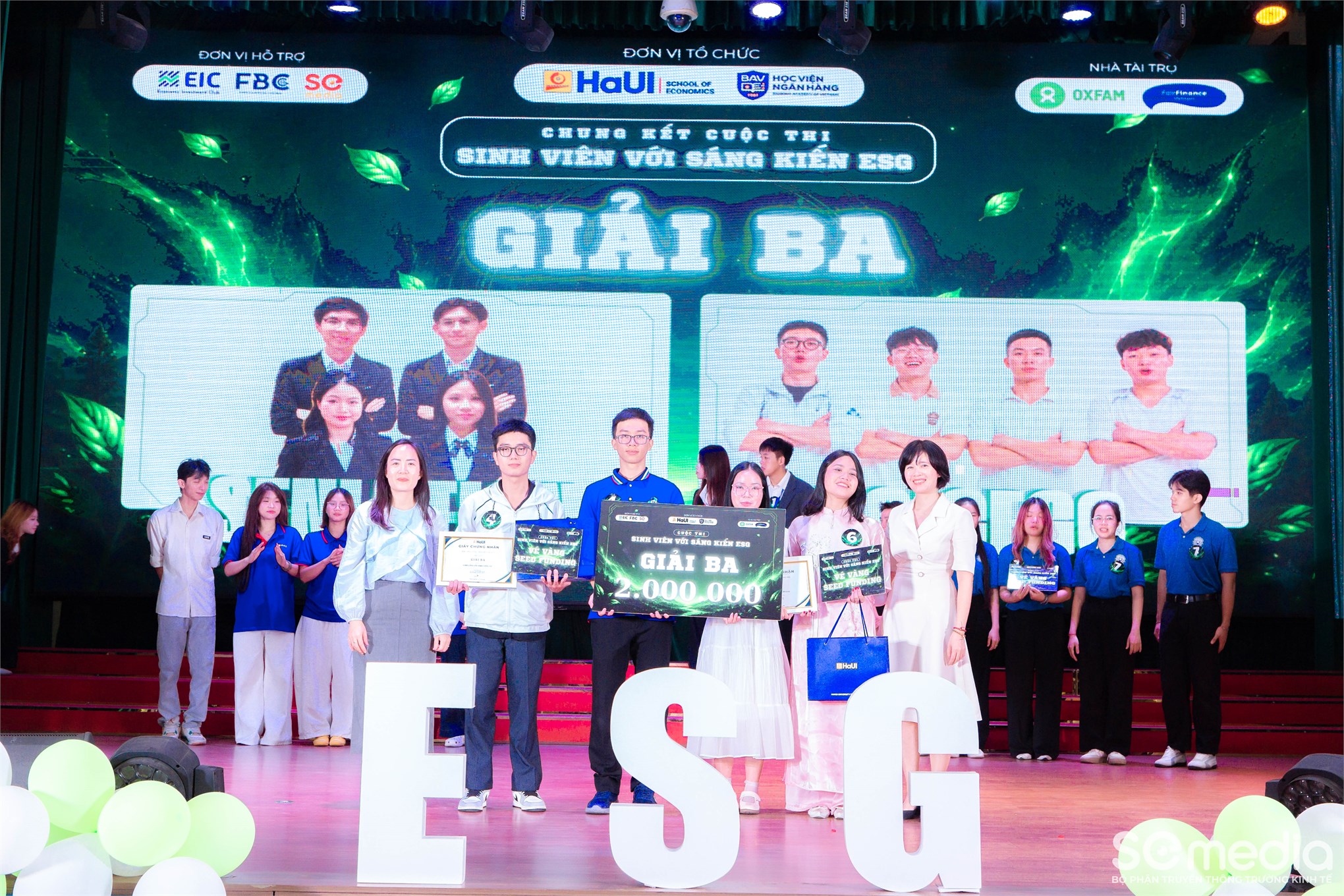 Chung kết cuộc thi “Sinh viên với sáng kiến ESG mùa 3”: Kiến tạo tương lai xanh – Bản lĩnh tiên phong trong kỷ nguyên phát triển bền vững