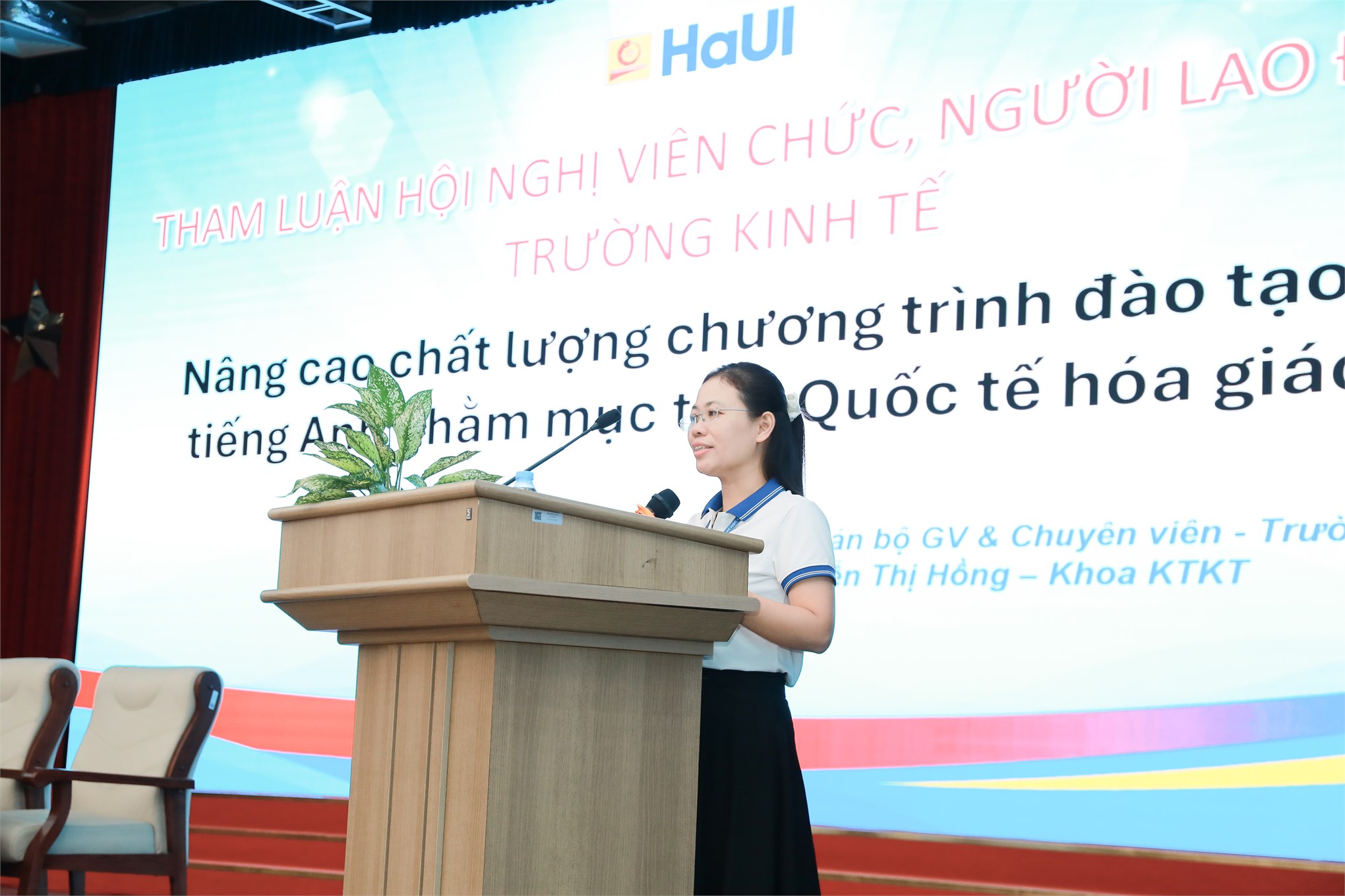 Hội nghị viên chức, người lao động Trường Kinh tế năm 2026: đoàn kết, trách nhiệm, đổi mới, quyết tâm hoàn thành nhiệm vụ năm học 2026–2027