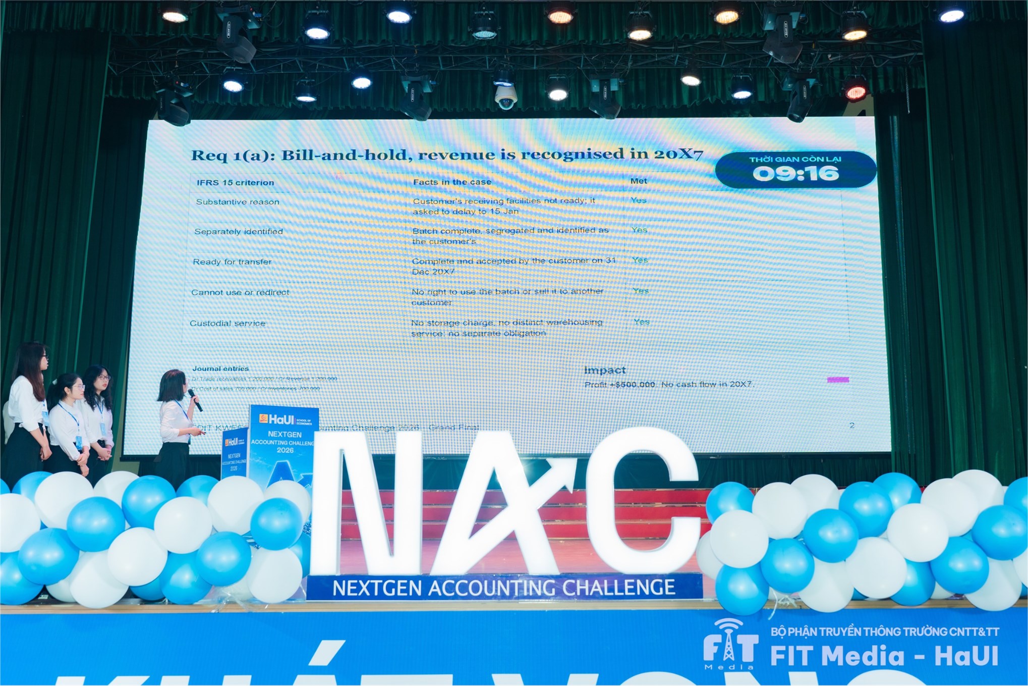Chung kết cuộc thi “Nextgen Accounting Challenge 2026”: Khẳng định tri thức, tư duy phản biện và bản lĩnh hội nhập của Thế hệ Kế toán – Kiểm toán tương lai