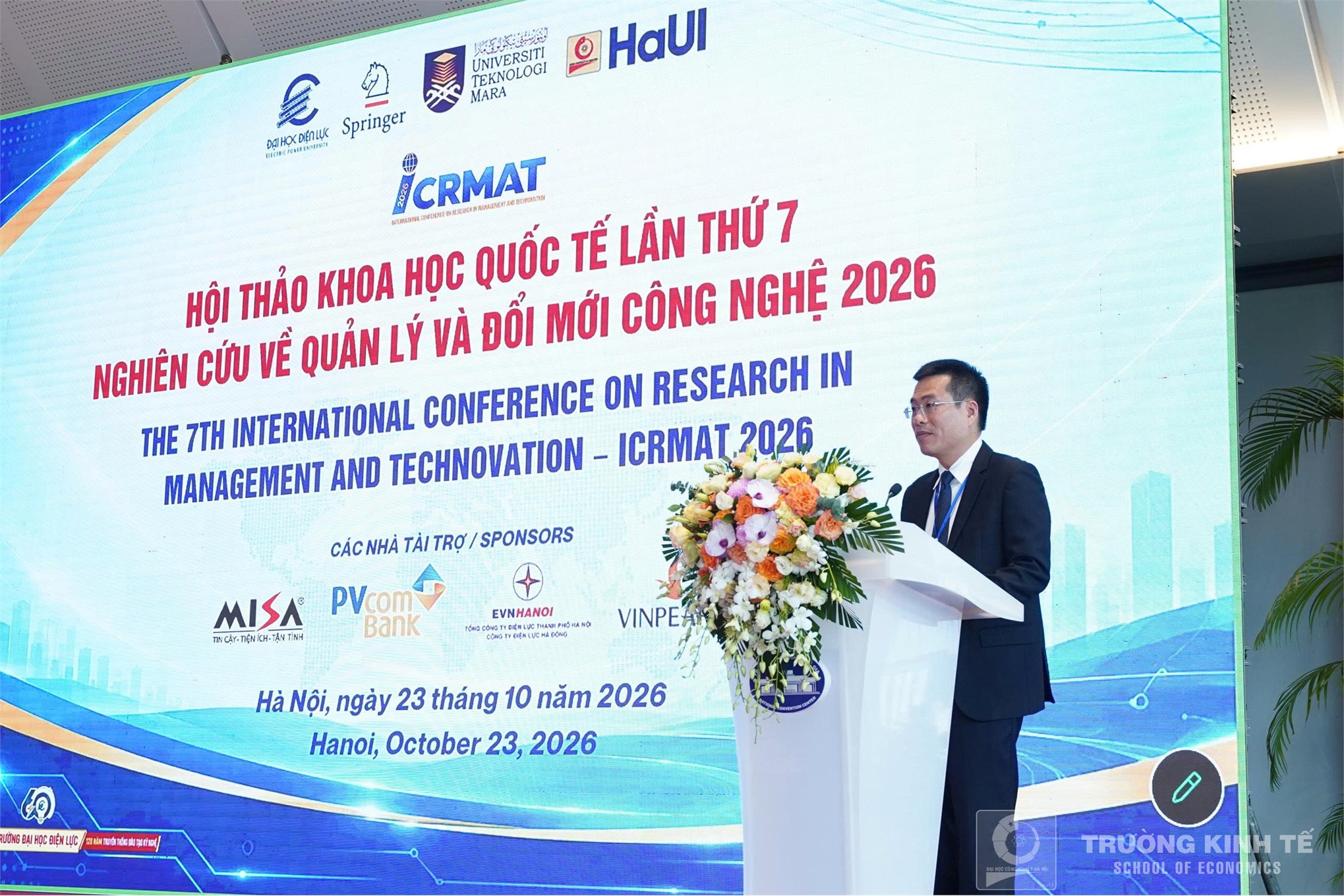 Đại học Công nghiệp Hà Nội Đồng tổ chức thành công Hội thảo khoa học quốc tế ICRMAT 2026
