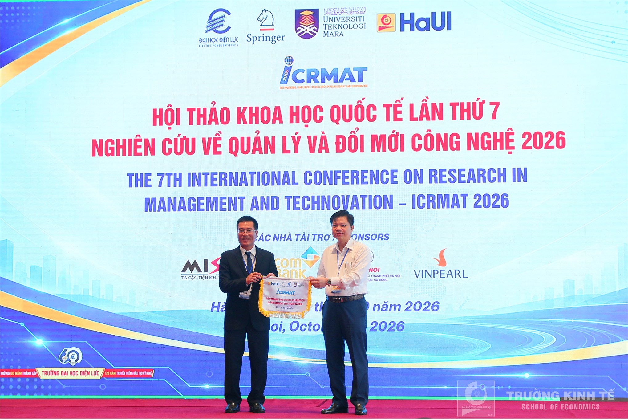 Đại học Công nghiệp Hà Nội Đồng tổ chức thành công Hội thảo khoa học quốc tế ICRMAT 2026
