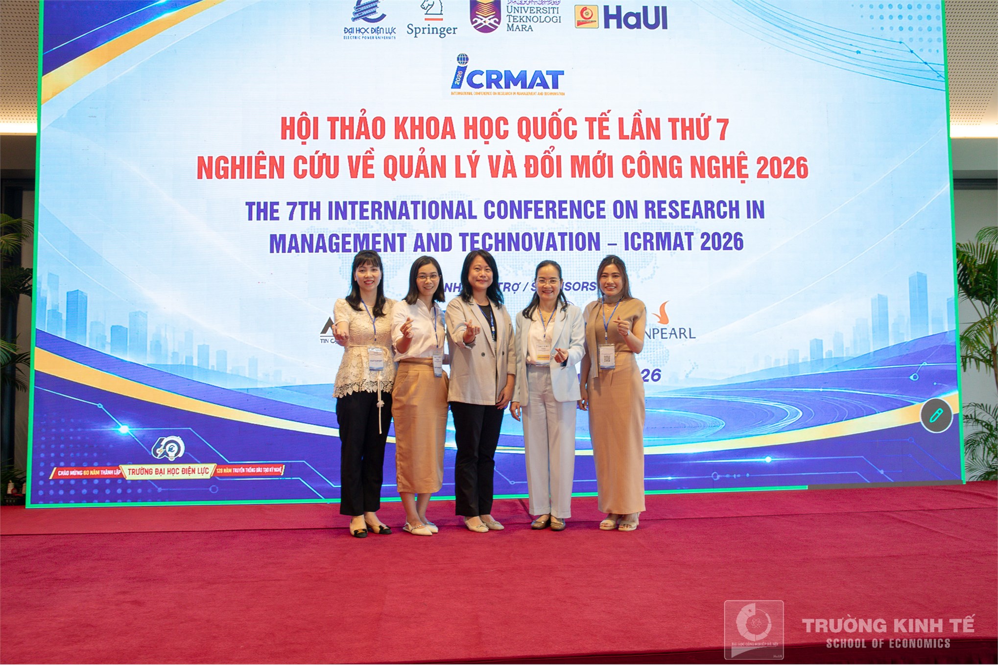 Đại học Công nghiệp Hà Nội Đồng tổ chức thành công Hội thảo khoa học quốc tế ICRMAT 2026