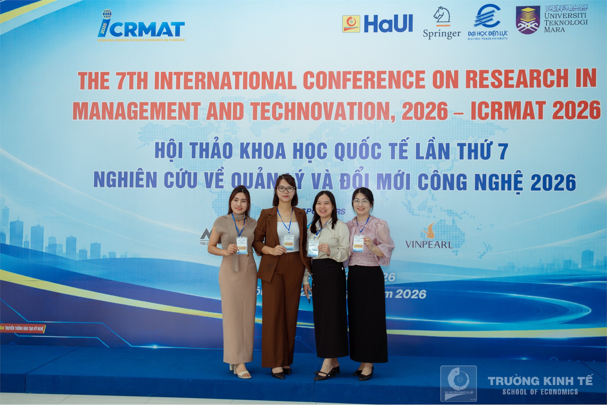 Đại học Công nghiệp Hà Nội Đồng tổ chức thành công Hội thảo khoa học quốc tế ICRMAT 2026