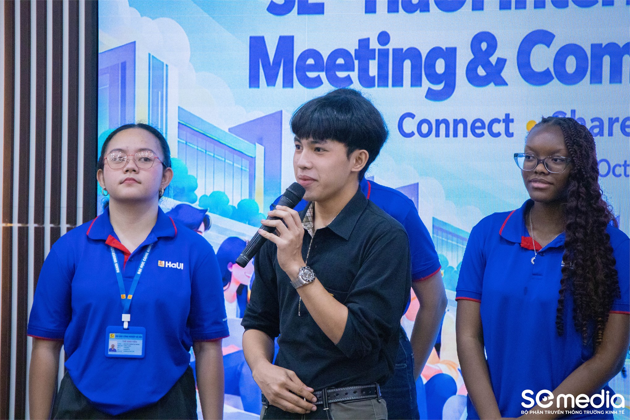 Gặp mặt, đối thoại và ra mắt Cộng đồng Sinh viên Quốc tế SE-HaUI: Cầu nối gắn kết đa văn hóa dưới mái nhà chung Trường Kinh tế